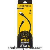 تصویر کابل شارژ تایپ سی سیبراتون مدل S207C SIBRATON S207C