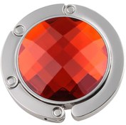 تصویر هنگر کیف ورونا قرمز – آویز تاشو و شیک برای محافظت از کیف دستی شما 