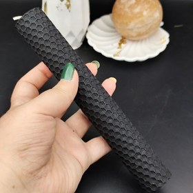 تصویر شمع موم عسلی مشکی کد 9164 