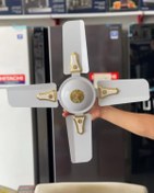 تصویر پنکه سقفی ۴ پره مترو مدل طلایی 