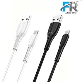 تصویر کابل تبدیل USB به microUSB یوسامز مدل US-SJ365 U35 طول 1 متر USAMS US-SJ365 U35 USB To microUSB Cable 1m