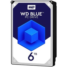 تصویر حافظه اچ دی دی اینترنال وسترن دیجیتال مدل آبی ظرفیت 6 ترابایت Western Digital Blue 6TB Internal HDD