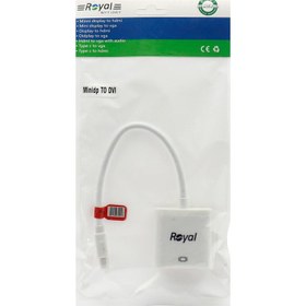 تصویر تبدیل Mini Display به DVI دی نت D-NET Mini Display To DVI Adapter