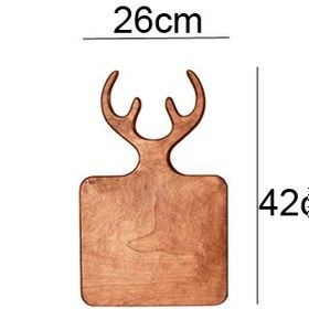 تصویر تخته سرو مدل شاخ گوزنی کد 1 