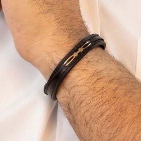 تصویر دستبند چرم افرا 468 