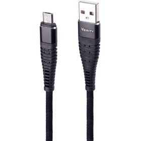 تصویر کابل میکرو یو اس بی فست شارژ Verity CB3135-A 1m Verity CB3135G-A 1m MicroUSB Cable