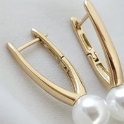 تصویر گوشواره مرواریدی پژال ژوپینگ 