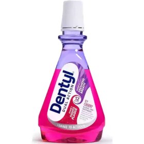 تصویر دهانشویه بریتانیایی دنتیل Dentyl Cherry Mouthwash با طعم گیلاس 500 میل 