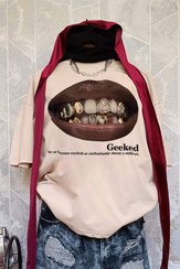 تصویر تیشرت گنگ پینترستی گریلز - L / مشکی represent graphic tee