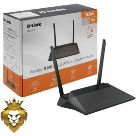 تصویر مودم دو آنتن دی لینک D-Link ADSL2+/VDSL DSL-224 