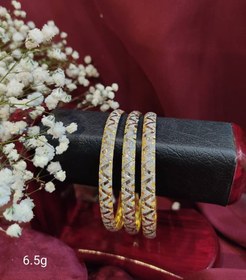 تصویر النگو نقره زنانه مدل طرح طلا کد SWL53 