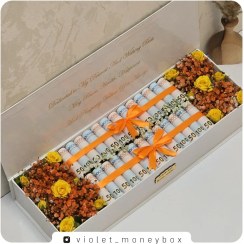 تصویر باکس گل طبیعی کد ۰۹ 