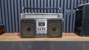 تصویر رادیو ضبط جنرال شارپ ژاپن سنگین عتیقه 