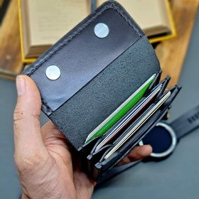 تصویر کیف جاکارتی چرم طبیعی دست دوزمدل j101 ا Leather card holder j101 Leather card holder j101