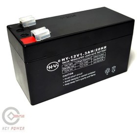 تصویر باتری 12 ولت 1.3 آمپر HY 