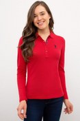 تصویر پلیور زنانه قرمز برند us polo assn 20KBAYDLSWT0003-366 ا Kırmızı Kadın Sweatshirt Kırmızı Kadın Sweatshirt