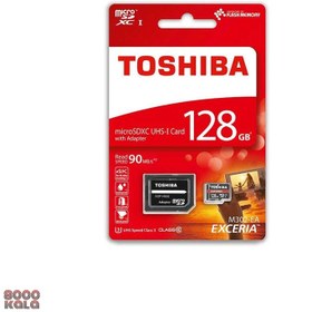 تصویر کارت حافظه‌ microSDHC توشیبا مدل M302-EA با ظرفیت 128 گیگابایت 