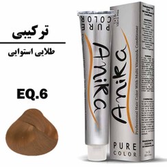 تصویر رنگ مو آنیکا شماره EQ.6 طلایی استوایی 