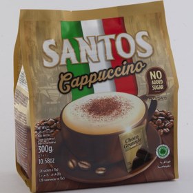 تصویر کاپوچینو بدون شکر سانتوس20 عددی SANTOS CAPPUCCINO SHUGAR FREE 