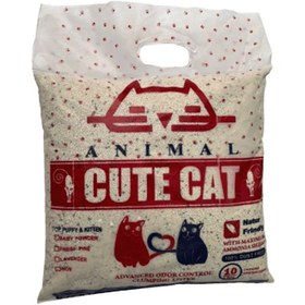 تصویر خاک بستر گربه کیوت کت مدل کربن دار وزن 10 کیلوگرم (Carbonized-model-cat-litter-10-kg-weight)