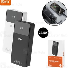 تصویر پاوربانک 10000 بیوا Biva Power Bank Digital Display توان 22.5 وات ۳۰ Power Bank Digital Display biva1000