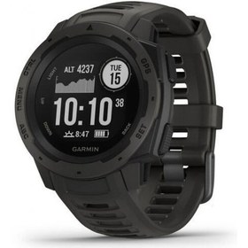 تصویر ساعت گارمین مدل GARMIN INSTINCT GRAPHITE 