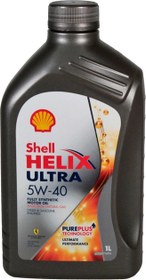 تصویر روغن موتور +SHELL 5W40 SN پلاستیکی 1 لیتری 