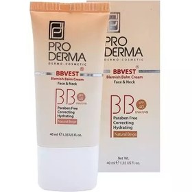 تصویر BB کرم spf 40 بژ طبیعی پرودرما proderma 