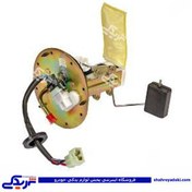 تصویر پمپ بنزین کامل پراید با درجه داخل 4 فیش سایپا یدک 514104P7C 