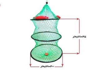 تصویر تور زنده نگهدار ماهیگیری به همراه شناور نو و آکبند 