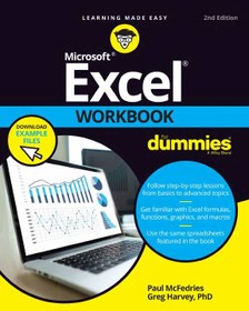 تصویر کتاب Excel Workbook For Dummies 2nd Edition 