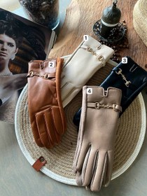 تصویر دستکش چرمی gucci 