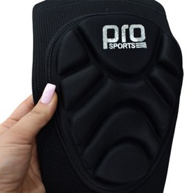 تصویر زانوبند والیبال مشکی PRO 