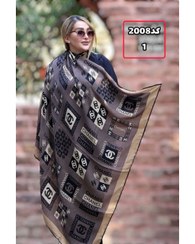 تصویر روسری نخی پاییزه قواره120 کد2008 