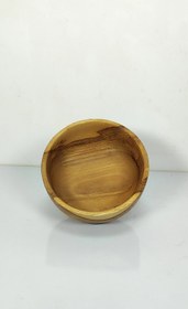 تصویر کاسه چوبی بدون پایه Wooden bowl without base