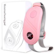 تصویر کمربند و ماساژور گرم کننده قاعدگی گرین لاین برند Menstrual +(دارای 7 روز ضمانت تست) +ارسال فوری تهران + دستگاه گرمایشی برای پریود - صورتی 