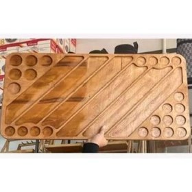 تصویر سینی مزه چوبی سایز بزرگ 