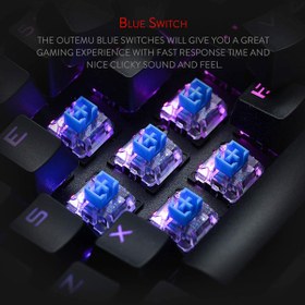 تصویر کیبورد مخصوص بازی ردراگون مدل VATA K580 Redragon VATA K580 Gaming Keyboard