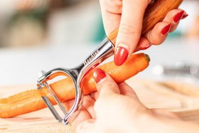 تصویر پوست گیر کمانی دسته چوب بدیس 