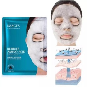 تصویر ماسک صورت امینو اسید bubbles amino acid bubbles amino acid mask