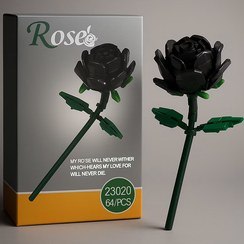 تصویر لگو گل رز مشکی 