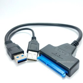 تصویر تبدیل USB 3.0 به SATA 3.0 هارد 2.5 اینچ و 3.5 اینچ مدل SATA TO USB3.0 2.5/3.5