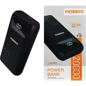 تصویر پاوربانک MOSSCO 20000 IP-05 22.5w (اصل) 