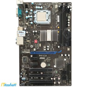 تصویر مادربرد ام اس آی مدل motherboard Msi P41-C33 ( استوک) 