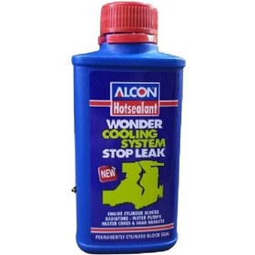 تصویر نشت گیر رادیاتور آلکون ترکیه ا cooling system stop leak ALCON حجم 350 گرم واندرسیل - بلک سیل ALCON