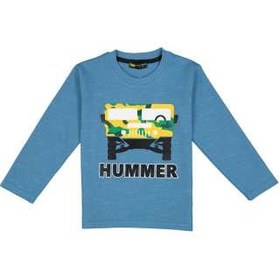 تصویر تی شرت نخی آستین بلند پسرانه Hummer - خرس کوچولو ا Boys Cotton Long Sleeve T-shirt Hummer - Teddy Bear Boys Cotton Long Sleeve T-shirt Hummer - Teddy Bear