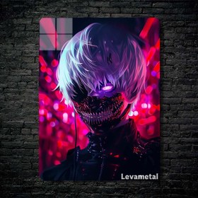 تصویر متال پوستر کن کانکی Ken Kaneki از انیمه توکیو غول Tokyo Ghoul با کد A-203 