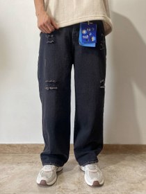 تصویر شلوار بگ زغالی 