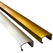 تصویر نوار کنج کاشی وسرامیک المینیومی مدل U 