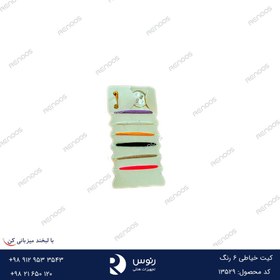 تصویر کیت خیاطی 6 رنگ سلفونی 